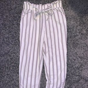 Cropped Tye front pants